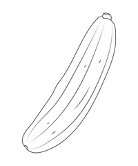 abc fruit and vagitables coloring book page