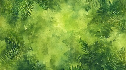Fototapeta premium Lush greenery background nature scene digital art vibrant environment aerial view tranquil concept for relaxation