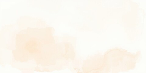 Obraz premium Soft Peach Watercolor Wash Background Texture for Design Projects