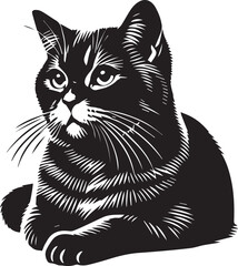 Cat silhouette