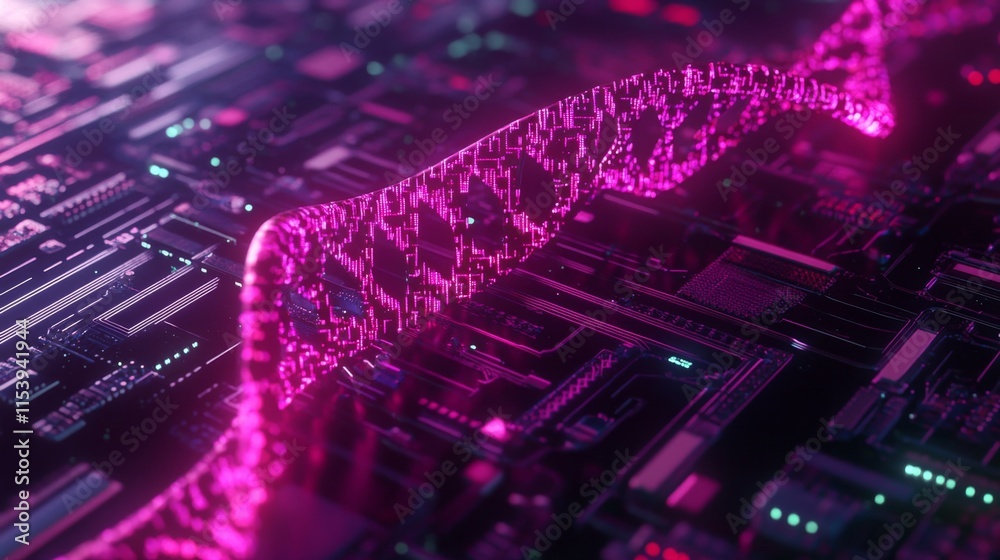 Poster dynamic digital waveform visualization tech environment abstract graphic futuristic design close-up 