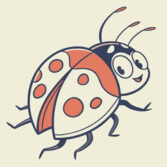 Watercolor cartoon louse animation series, digital design for medical and educational content