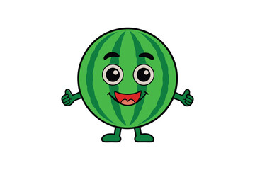 cartoon green apple