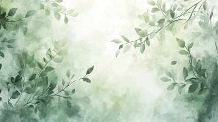 Nature's tranquil scene lush forest digital art serene environment close-up view calm concept for relaxation