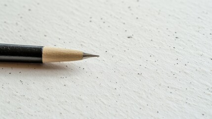 Obraz premium Punta de lápiz sobre papel texturizado con manchas