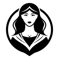 Elegant Women's icon Silhouettes | Vector illustration Icons for Graphic Design