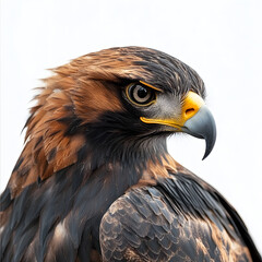 Fototapeta premium close up eagle in white background 