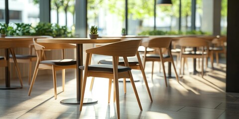 Obraz premium Modern Cafe Interior