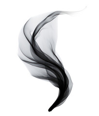 PNG Abstract smoke of banana black white