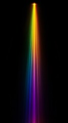 Vibrant Beam of Colorful Light Gradient Effect Creating a Sense of Speed and Movement