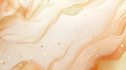 Obraz premium Light pale soft pastel gold golden champagne beige abstract background. Color gradient ombre transition. Silk fabric. Luxury premium rich. Matte shimmer. Christmas, birthday, anniversary. Template.
