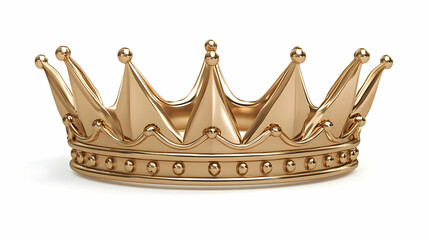 Golden Crown 3D Render