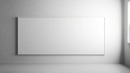 Obraz premium clean whiteboard texture, perfectly blank and ready for ideas