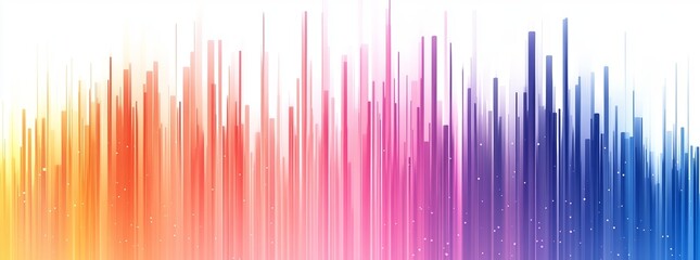 Abstract Colorful Vertical Lines Background