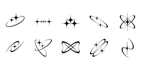 Y2k Aesthetic Element SET