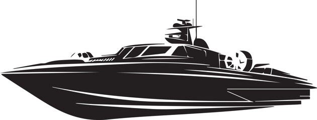 Vector speedboat icon