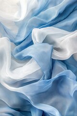 Obraz premium Abstract Blue and White Fabric Texture