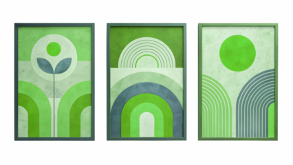 illustration of a garden