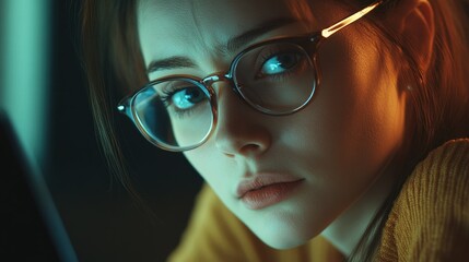 Introspective Gaze: A Modern Female Portrait