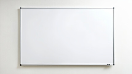 Minimalist clean whiteboard texture showcasing blank surface for notes