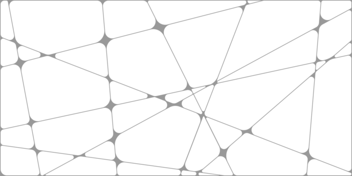 Abstract gray design element to visualize network connections and neural links. Intersection of lines. Concept of technology and artificial intelligence