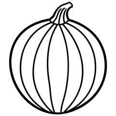 Gooseberry line art vector