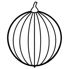 Gooseberry line art vector