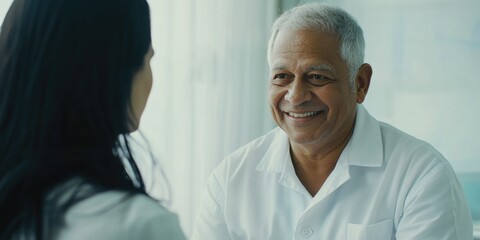 Obraz premium Businessman-Doctor Consultation