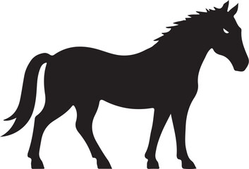 Obraz premium Elegant Horse Vector Illustration - Perfect for Design Projects