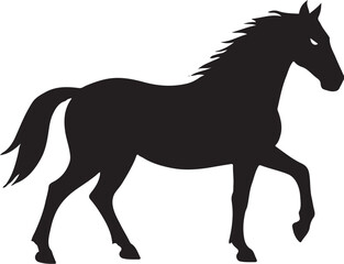 Obraz premium Elegant Horse Vector Illustration - Perfect for Design Projects