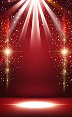 Gold Star Stage with Spotlight