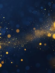 Radiant Celebration: Sparkling Particles Animation