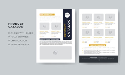 modern product catalogue and Multipurpose Product Catalog Design template for your company