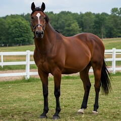 Fototapeta premium Brown Horse