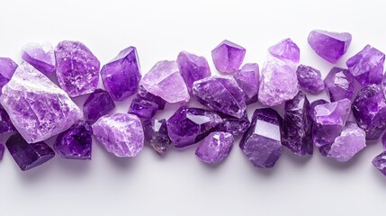 Detailed texture background of amethyst, featuring clear patterns and subtle imperfections, perfect for design or construction themes.