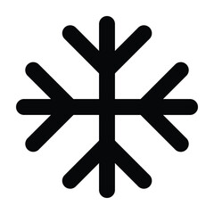snowflake icon or logo isolated sign symbol vector illustration - high quality black style vector icons