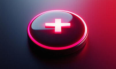 Obraz premium Interactive ui ux button tab design digital interface graphic art modern environment close-up view conceptual visuals for enhanced user experience