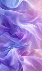 Obraz premium Soft lavender fabric with gentle folds, pastel tones, delicate and soothing texture background
