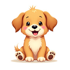 Fototapeta premium Adorable Puppy Bliss