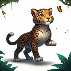 leopard in the forest