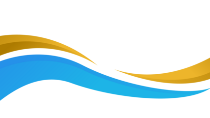 Illustration of an Blue Gold Gradient Frame