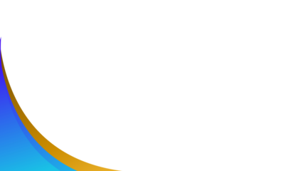 Illustration of an Blue Gold Gradient Frame