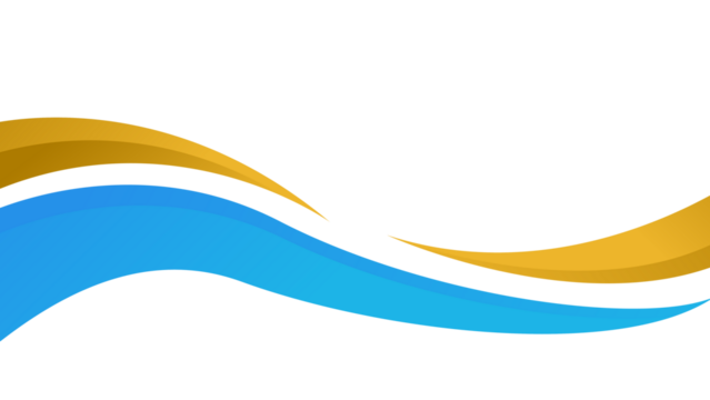 Illustration of an Blue Gold Gradient Frame