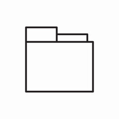 folder file icon sign vector