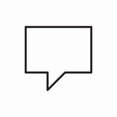 Fototapeta premium speech bubble message chat icon sign vector