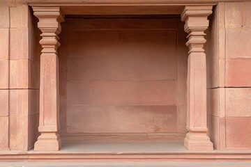 Fototapeta premium A close up of a prayer niche, detailed architecture --ar 3:2 --style raw --profile mtnj5gy --v 6.1 Job ID: efdb1d53-6e5b-4de2-bcbe-a608157a1d57