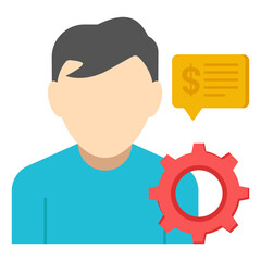 An icon design of user setting