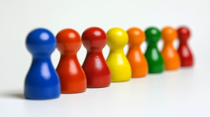 Obraz premium Team Building Activity with Vibrant Expression
