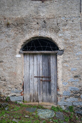ruins of the ghost town of Gairo, central Sardinia