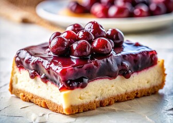 Savory gooey cheese, bursts of berry sweetness.  A delectable delight.